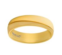 Ehering aus Edelstahl vergoldet mit 750 Gelbgold für Damen und Herren GLAMIS ringgröße 52