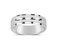 Ehering aus Silber 925 für Damen und Herren 5mm ringgröße 59