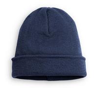 Ehrenkind® Kinder-Strickmütze | aus feinster Merino Schurwolle | Blau | Made in Germany | Unisex | Mütze Kinder | Mütze Jungen und Mädchen | Beanie | Ideal im Herbst und Winter