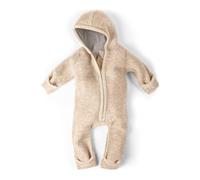 Ehrenkind® WALKOVERALL | Baby Wollwalk-Overalls aus Merino Schurwolle mit Reißverschluss | Walk Wolle Woll-Anzug für Kleinkind und Baby | Natur Gr. 98-104