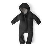 Ehrenkind® WALKOVERALL | Baby Wollwalk-Overalls aus Merino Schurwolle mit Reißverschluss | Walk Wolle Woll-Anzug für Kleinkind und Baby | Anthrazit Gr. 86-92