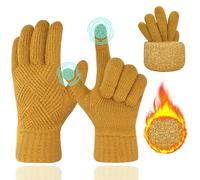 ehsbuy Winter Handschuhe Damen Touchscreen Fleece, Warme Kaschmir Dicke Strickhandschuhe Wollhandschuhe Thermohandschuhe Outdoor Sport Geschenke für Herren und Damen