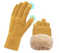 ehsbuy Winter Handschuhe Damen Touchscreen Fleece, Warme Kaschmir Dicke Strickhandschuhe Wollhandschuhe Thermohandschuhe Outdoor Sport Geschenke für Herren und Damen