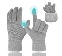 ehsbuy Winter Handschuhe Damen Touchscreen Fleece, Warme Kaschmir Dicke Strickhandschuhe Wollhandschuhe Thermohandschuhe Outdoor Sport Geschenke für Herren und Damen
