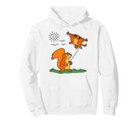 Eichhörnchen Fliegende Eichhörnchen Drachen Lustige Tier Cartoon Kunst Pullover Hoodie