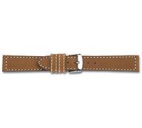 Eichmüller 22mm Leder Armband Braun Edelstahl Dornschließe inklusive Federstege