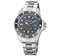 Eichmüller Edelstahl Taucher Herrenuhr Analog 200M Datumsanzeige, Drehlünette und Leuchtindex