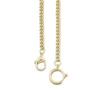 Eichmüller Edelstahl TNG vergoldet Taschenuhrkette Taschenuhren Kette Taschenuhr 4mm