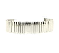 Eichmüller Flexibles Spannband aus poliertem Edelstahl, matt/PVD-Beschichtung, Silberfarben - Glänzend, 14mm, Armband