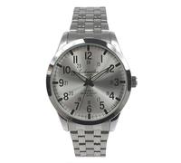 Eichmüller Herren Armbanduhr Ø 40mm Quarzwerk 3ATM silbern Edelstahl