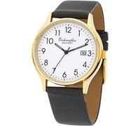Eichmüller Herrenuhr Analog Quartz Datum 5ATM mit Lederarmband EM3051-02