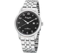 Eichmüller Herrenuhr Edelstahl 42 mm (schwarz Metallband)