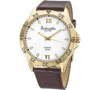 Eichmüller Herrenuhr RE1042 goldfarben-Weiss-braun 44 mm