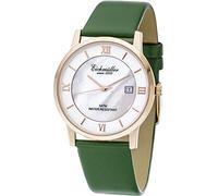 Eichmüller Leder Herrenuhr Grün mit Datumsanzeige und Ionenbeschichtung 5ATM