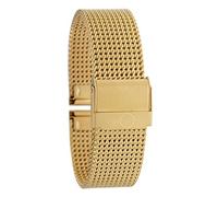 Eichmüller massives 22mm BandOh Edelstahl Milanaise Uhren Armband PVD-vergoldet