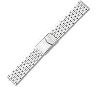 Eichmüller massives Edelstahlarmband M63 18mm Hochglanz mit Sicherheitsfaltsschließe