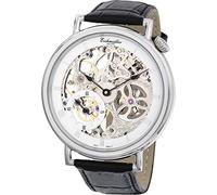 Eichmüller mechanische Skelett Herrenuhr Schwarz mit dezentraler Sekundenanzeige