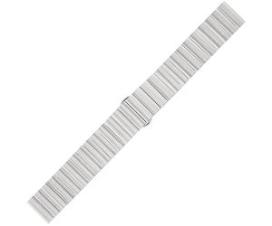 Eichmüller Metallband - massiv - Edelstahl - 22mm mit Faltschließe & Drückern