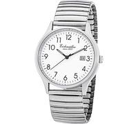 Eichmüller Quarzuhr »Herrenuhr 3052-03 silberfarben/weiss Zugband matt Edelstahl 38 mm«