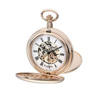 Eichmüller Since 1950 Taschenuhr Mechanisch Handaufzug Skelettwerk incl. Kette 8214-02