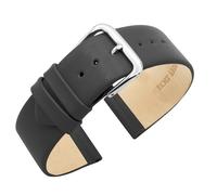 Eichmüller since 1950 Uhrenarmband Nahtlos Nappaleder Kalbsleder in 10/12/14/16/18/20 mm (Grau, 12 mm)