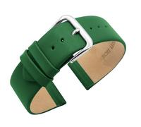 Eichmüller since 1950 Uhrenarmband Nahtlos Nappaleder Kalbsleder in 10/12/14/16/18/20 mm (Hellgrün, 16 mm)