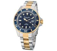 Eichmüller Taucheruhr 3460-10 bicolor-blau 20 ATM Edelstahlband 43 mm