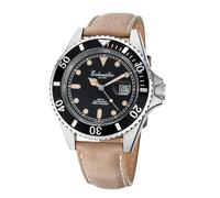 Eichmüller Taucheruhr 3462-05 Lederband 20 ATM hellbraun 43 mm