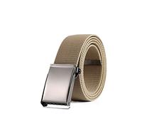 EIFINE Männer und Frauen Stretch-Stoff-Gürtel Stricken atmungsaktive Canvas-Gürtel Mode-Gürtel (Size : 90cm, Color : Khaki)