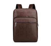 EIFINE Rucksack Herren PU Leder Retro Rucksack Herren Business Laptoptasche (Color : Coffee, Size : 15Inch 29x13x43cm)