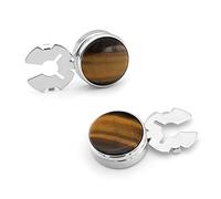 EIFINE Schwarze Manschettenknopf-Abdeckung for Herren-Hemd-Manschettenknöpfe (Color : 2, Size : 1)