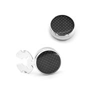 EIFINE Schwarze Manschettenknopf-Abdeckung for Herren-Hemd-Manschettenknöpfe (Color : 3, Size : 1)