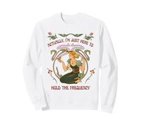 „Eigentlich Bin ich nur Hier, um die Frequenz zu halten“ Boho Energy Sweatshirt