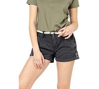 Eight 2 Nine Damen Chino Shorts Hose mit Flecht-Gürtel