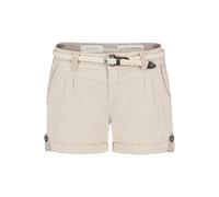 Eight 2 Nine Damen Chino Shorts Hose mit Flecht-Gürtel Light-beige M