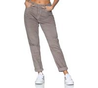 Eight 2 Nine Damen Cordhose Mom Fit High Waist LETN-102 Slate Grey S