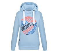 Eight 2 Nine Damen Hoodie Ich brauch mehr Meer LETN-090 Hoody Statement Maritim Light Blue L