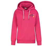 Eight 2 Nine Damen Hoodie Kapuzensweatshirt Magic Flowers LETN-093 mit Rückenprint Dark Pink S