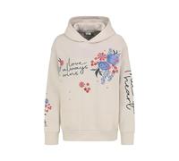 Eight 2 Nine Damen Hoodie mit Bestickung und Kapuze Light-beige M