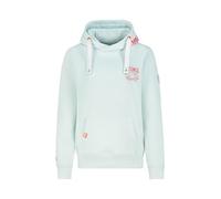 Eight 2 Nine Damen Hoodie mit Küstenbackprint Light-Green XL