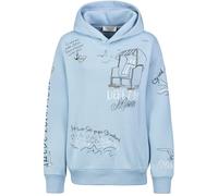 Eight 2 Nine Damen Hoodie Moin Statement Kapuzen-Pullover Maritim Liebe zum Meer