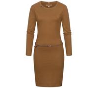 Eight 2 Nine Damen Kleid longsleeve Dress mit Gürtel und Knopf Details