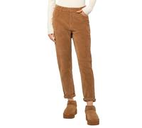 Eight 2 Nine Damen Kordhose MOM Fit mit Aufschlag Middle-Brown L