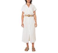 Kleid - Streifen - weiß S