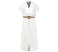 Kleid - einfarbig - weiß XS