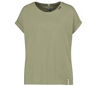 Eight 2 Nine Damen T-Shirt LETN-064 Loose Fit Kurzarmshirt Washed Olive L