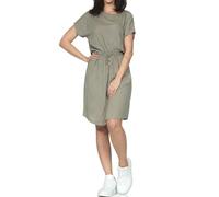 Eight 2 Nine Damen Viskose Midi Kleid LETN-097 Kurzarm Sommerkleid Knielang