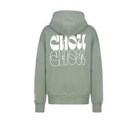 Eight 2 Nine Damen ZIP Sweatjacke mit Backprint green M