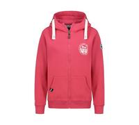 Eight 2 Nine Damen Zipperjacke mit Küstenbackprint pink XL