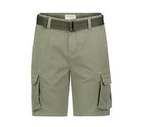Eight 2 Nine Herren Cargo Shorts mit Gürtel und Seitentaschen Chino, Farben:Grün, Größe:32W
